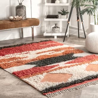 Shaggy Mottled Abstract Rug secondary image