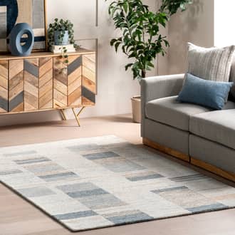 Suki Tonal Squares Rug secondary image