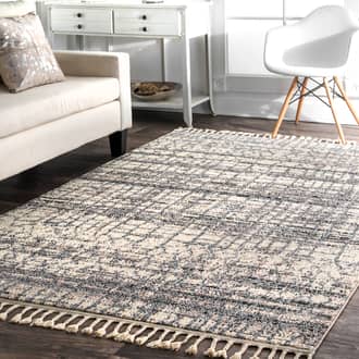 Moroccan Ashler Tassel Rug secondary image