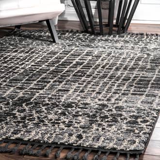 Moroccan Ashler Tassel Rug secondary image