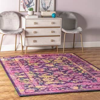 Neon Shaded Herati Rug secondary image