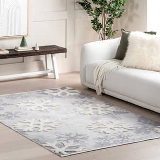 Marleigh Crystal Snowflake Rug secondary image