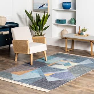 Adeeba Geometric Tasseled Rug secondary image