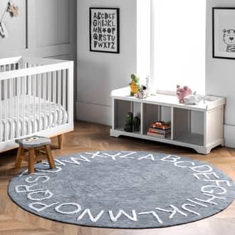 3' x 5' Alphabet Nursery Washable Rug secondary image