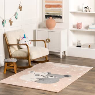 3' x 5' Jenn Kids Koala Hugs Washable Rug secondary image