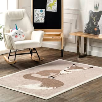 3' x 5' Sandria Washable Fox Rug secondary image