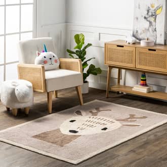 3' x 5' Kristina Washable Fawn Rug secondary image