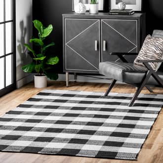 Flatwoven Buffalo Plaid Rug secondary image