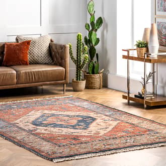 Clover Medallion Fringe Rug secondary image