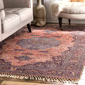 Persian Medallion Tassel Rug secondary image