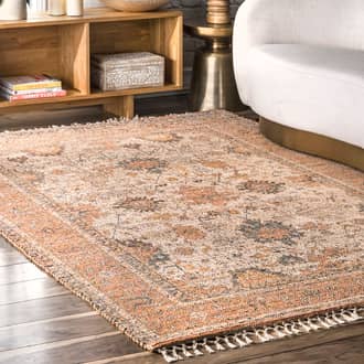 Floral Persian Tassel Rug secondary image