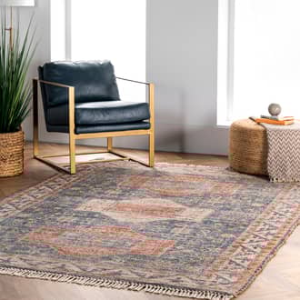 Cartouche Medallion Tassel Rug secondary image