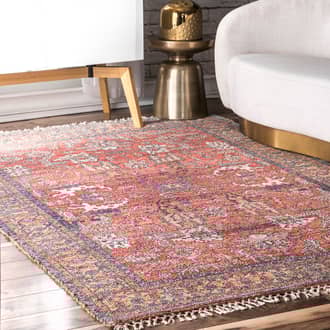 Shaded Garden Tassel Rug secondary image