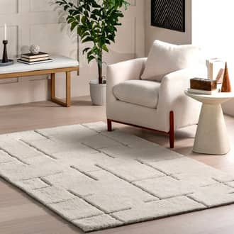 Xenia Hand Tufted Geometric Wool Rug secondary image