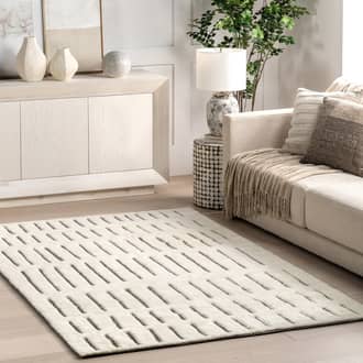 Meara Hand Tufted Geometric Wool Rug secondary image