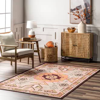 4' x 6' Santina Washable Colorful Rug secondary image