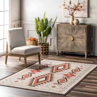 Elissa Washable Bohemian Rug secondary image