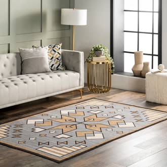 4' x 6' Rosita Washable Aztec Rug secondary image