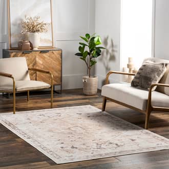 8' x 10' Davie Medallion Washable Rug secondary image