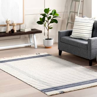 2' x 3' Rosalina Plaid Fringed Rug secondary image