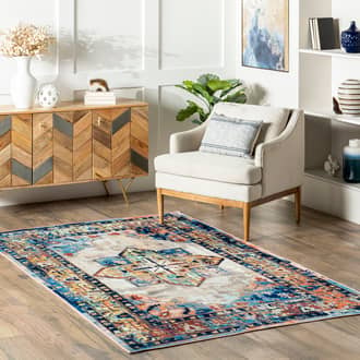 6' x 9' Bernedette Washable Medallion Rug secondary image