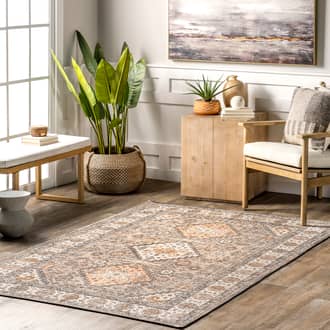 Amrata Washable Mosaic Rug secondary image