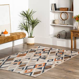 Jeanette Washable Tiled Rug secondary image
