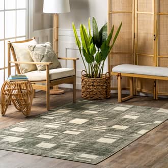 5' x 8' Pernia Washable Deconstructed Rug secondary image