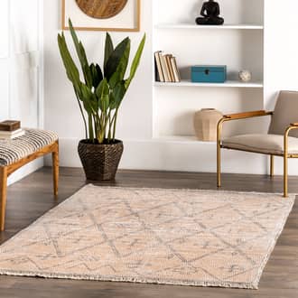 Janine Cotton Trellis Rug secondary image