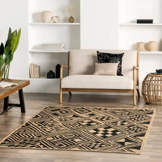 Talia Jute Trellis Rug secondary image