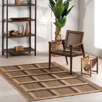 Merna Magic Tiled Jute Rug secondary image