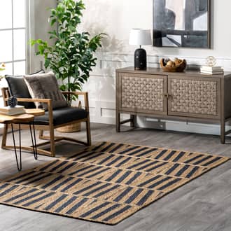 Lucine Jute Stripes Rug secondary image