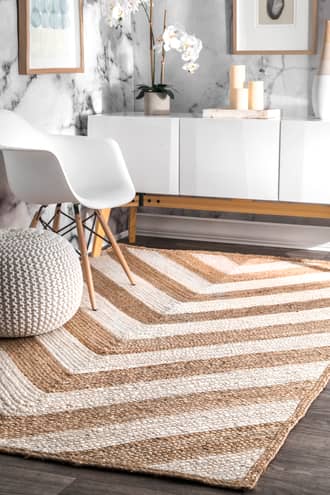 Jute Chevron Rug secondary image