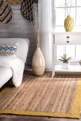 Jute Simple Border Rug secondary image