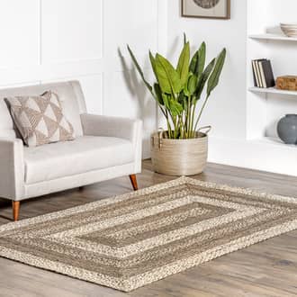 Braided Bengal Jute Rug secondary image