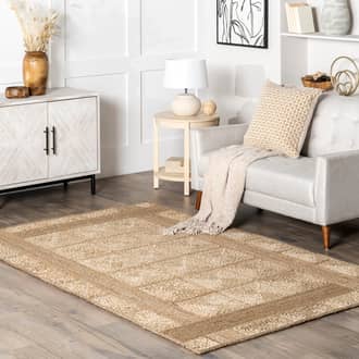 Tayshia Jute Tiled Moroccan Rug secondary image