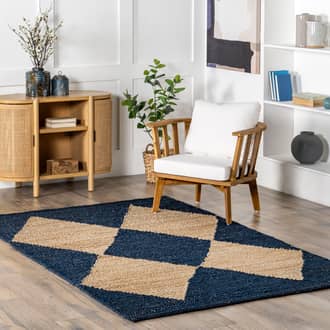 Jute Harlequin Trellis Rug secondary image