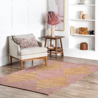 Jute Harlequin Trellis Rug secondary image