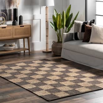 Cassia Classic Checkered Rug secondary image