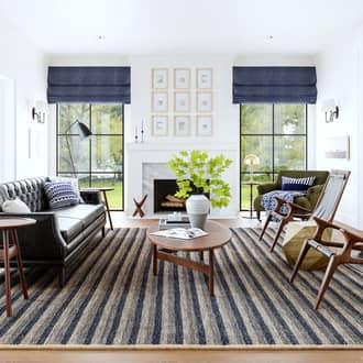 9' x 12' Lake Striped Jute Rug secondary image