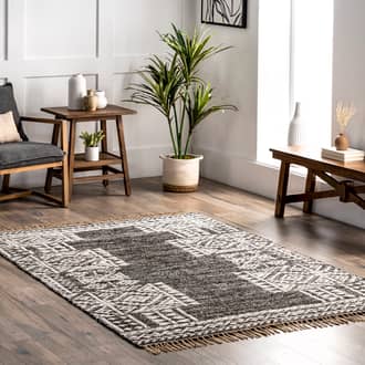 Elora Wool-Blend Tasseled Rug secondary image