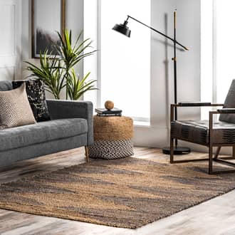 6' x 9' Colette Jute Diamond Rug secondary image