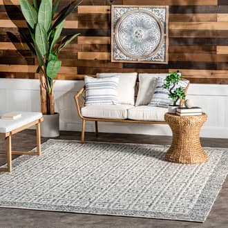 Greek Key Trellis Indoor/Outdoor Rug secondary image