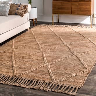 Braided Treillage Tassel Rug secondary image