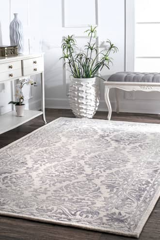 5' x 8' Damask Border Rug secondary image