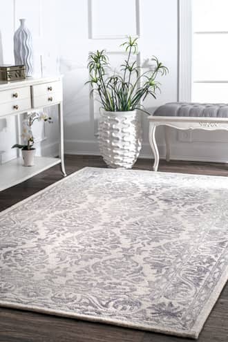 Damask Border Rug secondary image