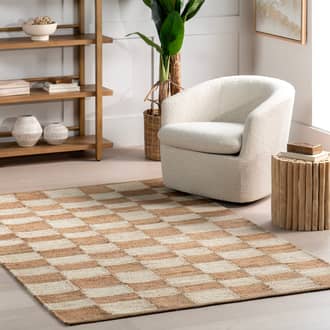 Maryanne Checkered Jute Rug secondary image