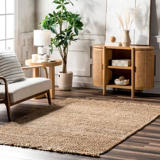 Lacey Jute Tasseled Rug secondary image