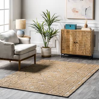 Verdette Jute Geometric Rug secondary image