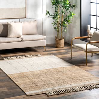 Bridgette Jute Striped Rug secondary image